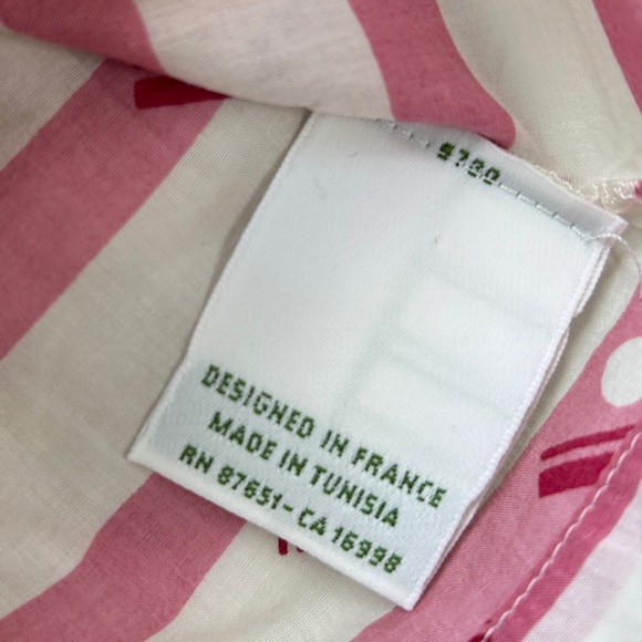 Authentic Lacoste Top White & Pink Size 38 - Picture 3 of 5